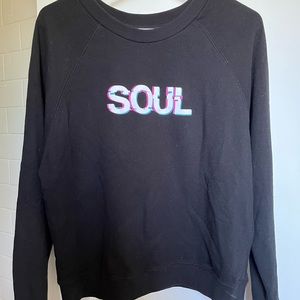 SOULCYCLE black crew neck (SIZE: LARGE)